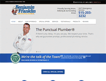 Tablet Screenshot of benfranklinplumbingames.com